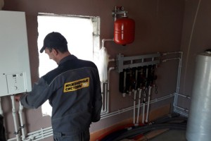 Монтаж котельной в доме в п. Ульяновка Монтаж котельной в доме в п. Ульяновка