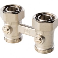 Узел нижнего подключения радиатора для двухтрубной системы, прямой SVH 0002 000020 STOUT