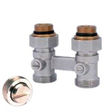 Узел для нижнего подключения радиатора, прямой ME220AC TIM