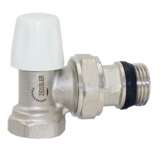 Клапан термостатический нижний, угловой с доп. упл. со сгоном 1/2