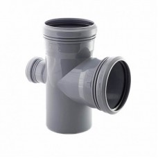 Канализационная крестовинна одноплоскостная DN110 x50 x50/90 ПП OSTENDORF Канализационная крестовинна одноплоскостная DN110 x50 x50/90 ПП OSTENDORF