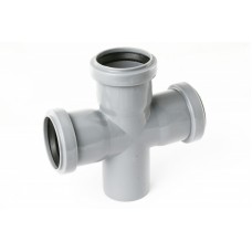 Канализационная крестовинна одноплоскостная DN50 x50 x50/90 ПП OSTENDORF 