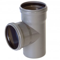 Канализационный тройник DN110 х110/87 ПП OSTENDORF
